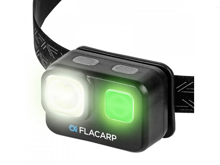 Фонарь налобный Flacarp Headlamp HL2000 200 lm white green light 