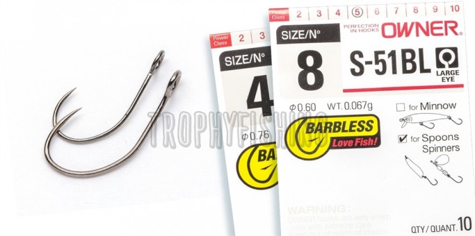 Крючок OWNER C'ultiva 51627 S-51BL