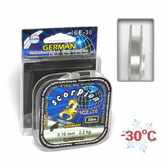 Леска зимняя German ICE SCORPION 30 м