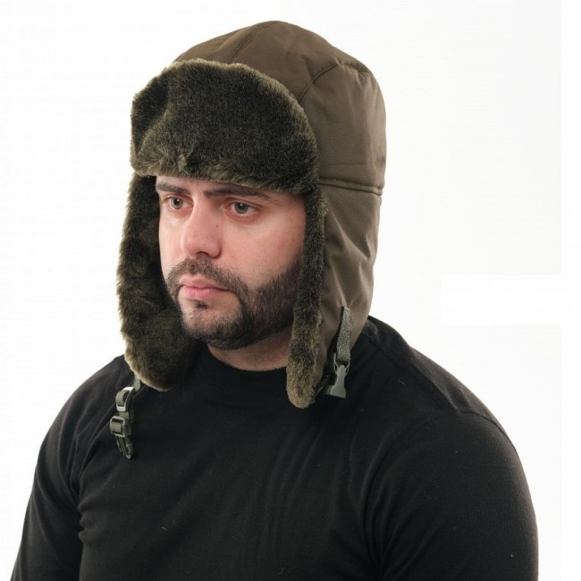 Шапка-ушанка Novatex "Умка" (Кошачий глаз, хаки) Шапка-ушанка Novatex "Умка" (Кошачий глаз, хаки)