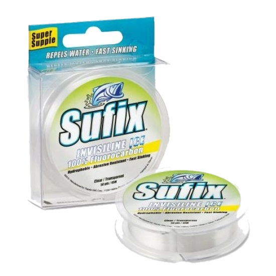 Леска зимняя Sufix Invisiline Ice Fluorocarbon 50 м