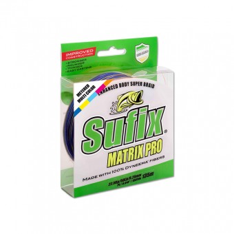 Леска плетеная SUFIX Matrix Pro разноцвет 250 м