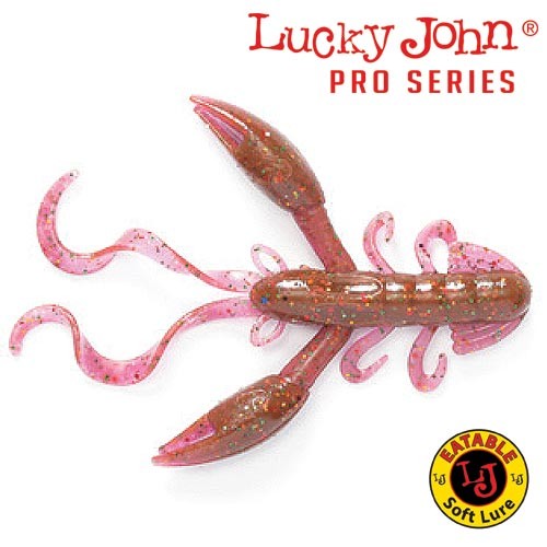 Твистеры съедобные Lucky John Pro Series ROCK CRAW 2.8in (07.20) 6шт