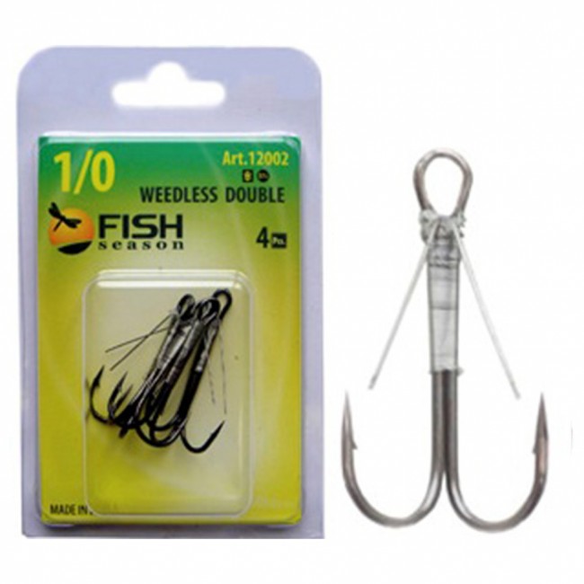 Крючок Fish Season ДВОЙНОЙ незацепляйка