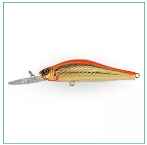 Воблер Strike Pro Archback Deep 100BL, 10см. Воблер Strike Pro Archback Deep 100BL, 10см.
