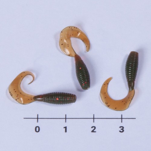 Твистеры съедобные Lucky John Pro Series MICRO GRUB 1,0in (02,50) 15шт