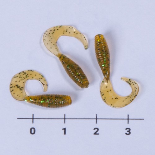 Твистеры съедобные Lucky John Pro Series MICRO GRUB 1,0in (02,50) 15шт