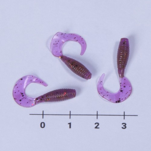 Твистеры съедобные Lucky John Pro Series MICRO GRUB 1,0in (02,50) 15шт