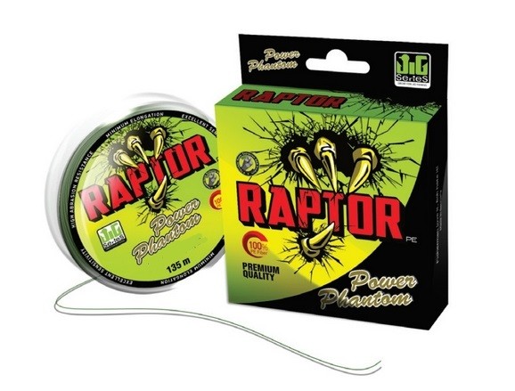 Шнур Power Phantom Raptor PE, 135м (флуоресцентный зеленый) Шнур Power Phantom Raptor PE, 135м (флуоресцентный зеленый)