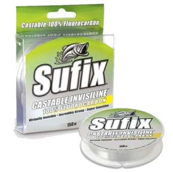 Леска SUFIX Castable 100% Fluorocarbon прозрачная 150м Леска SUFIX Castable 100% Fluorocarbon прозрачная 150м