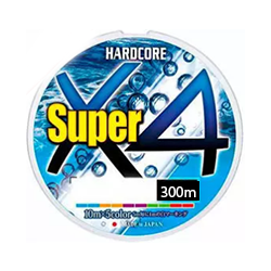 Плетеный шнур Duel PE Hardcore super X4 300m 5color Плетеный шнур Duel PE Hardcore super X4 300m 5color