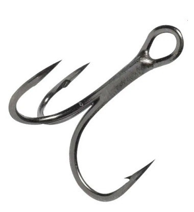 Крючок VMC тройной 7554 TI (олово) (5шт)