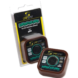 Поводок карповый Sufix Carp Spirit Herculine Braid Camo Brown 20м 15lb/6.8кг (коричневый камуфляж)