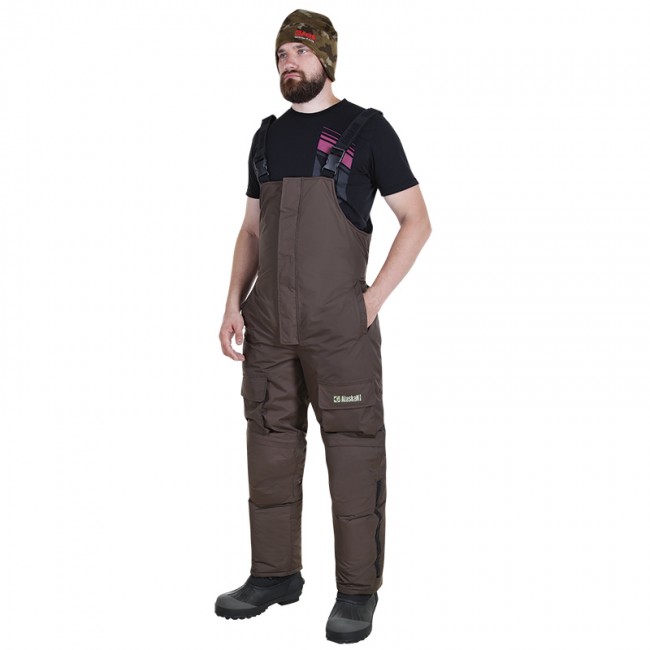 Костюм зимний Alaskan Russian Mission FS хаки/коричневый (куртка+полукомбинезон)