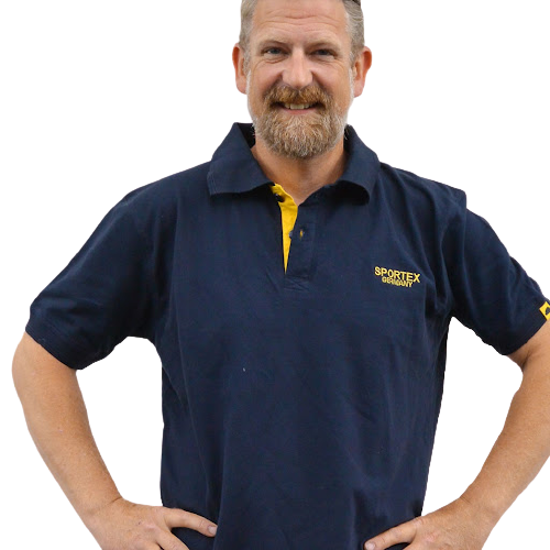 Рубашка поло Sportex синяя 