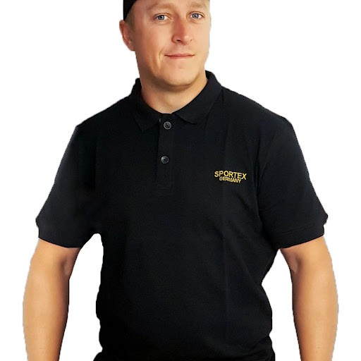 Рубашка поло Sportex черная
