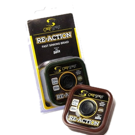 Поводок карповый Sufix Carp Spirit Reaction Braid Camo Brown 20м 20lb/9.1кг (коричневый камуфляж)